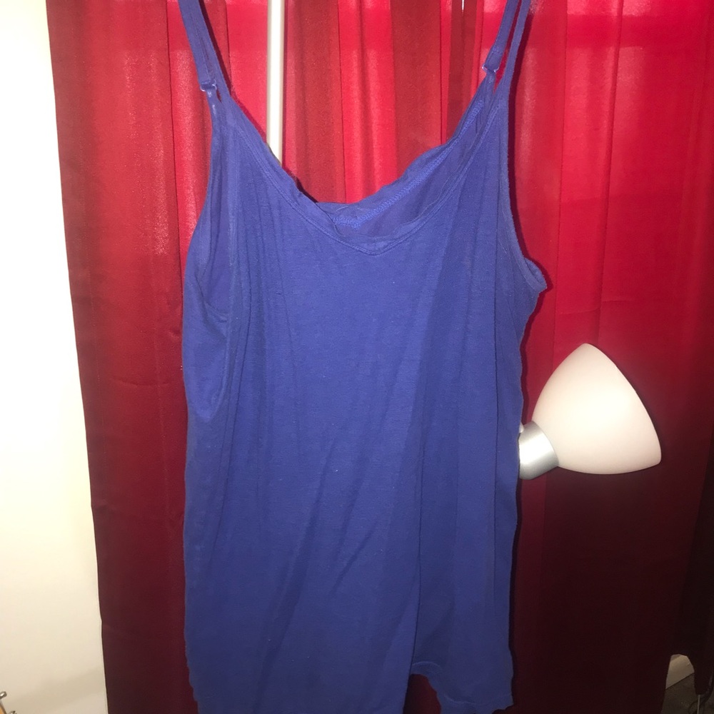 Blue Spaghetti Strap Cami-American Eagle